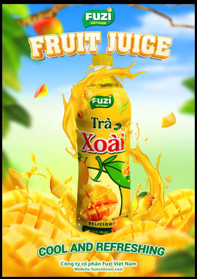 Nước trà vị xoài Fuzi 1.5L