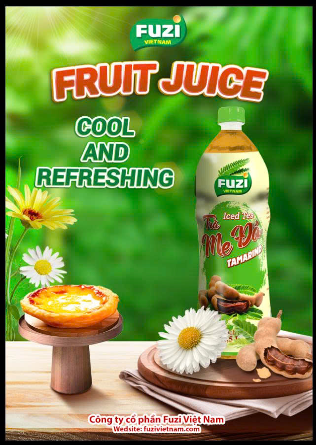 Nước vị trà me đá fuzi 1.5L