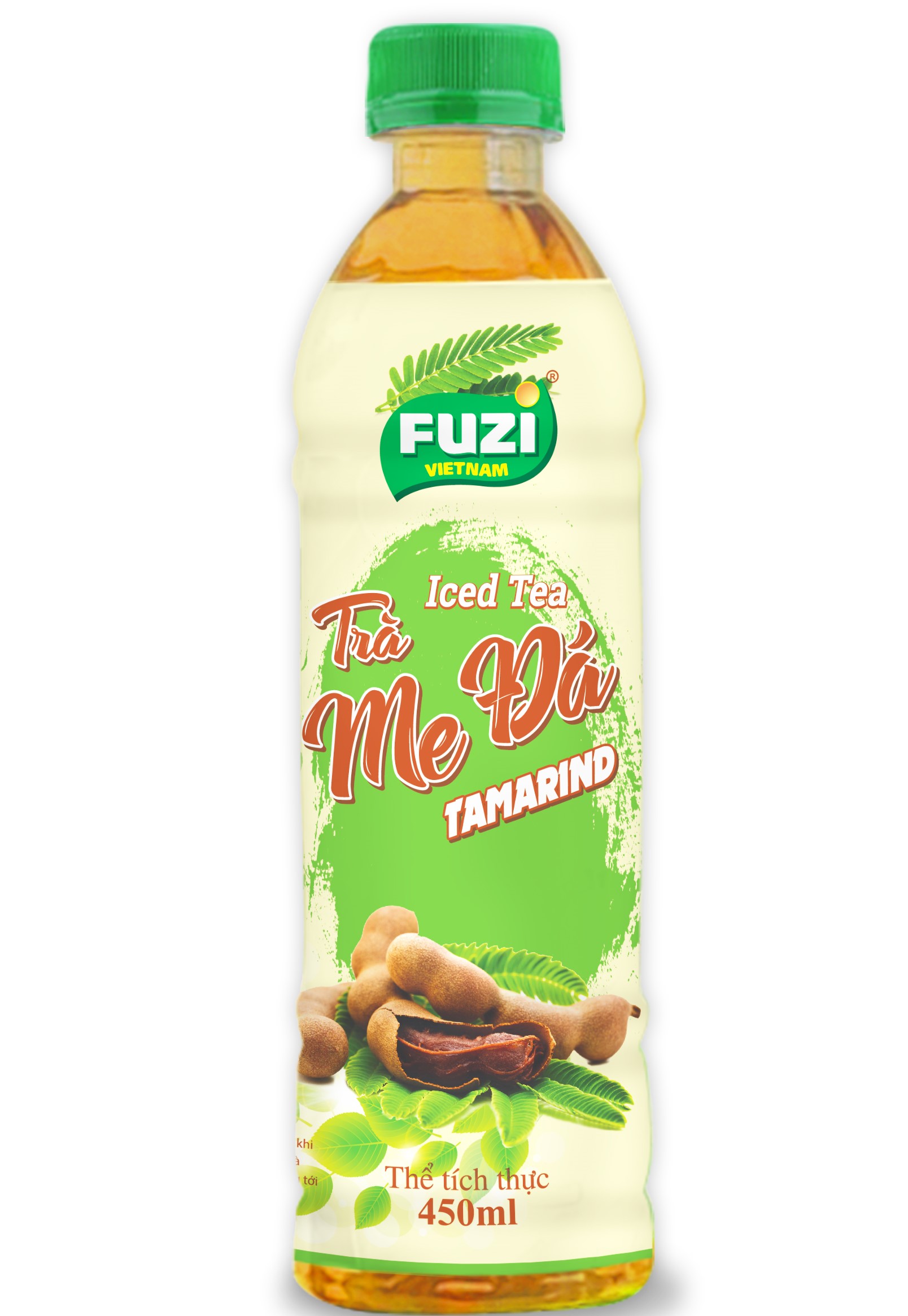 Nước vị trà me đá fuzi 450ml