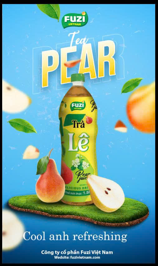 Nước trà vị lê fuzi 1.5L