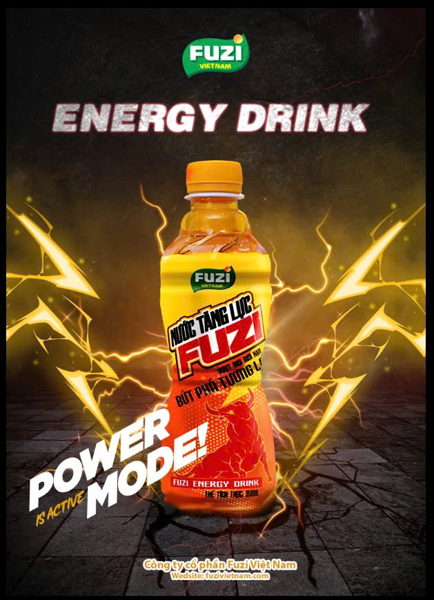 Nước tăng lực fuzi 350ml