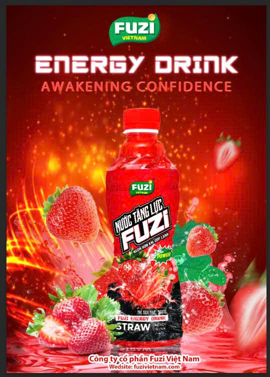 NƯỚC TĂNG LỰC VỊ DÂU FUZI 350ML