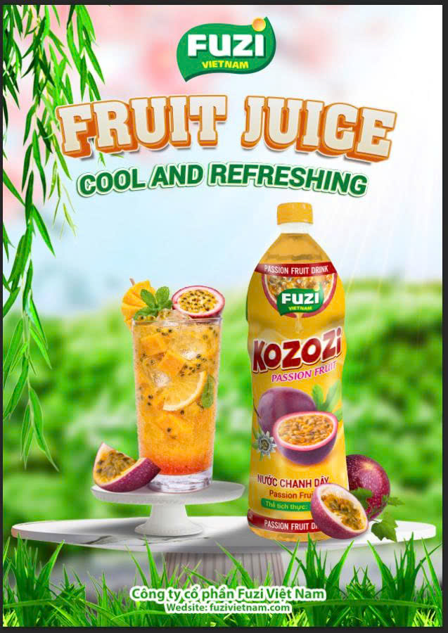 Nước vị chanh dây kozozi 1.5L