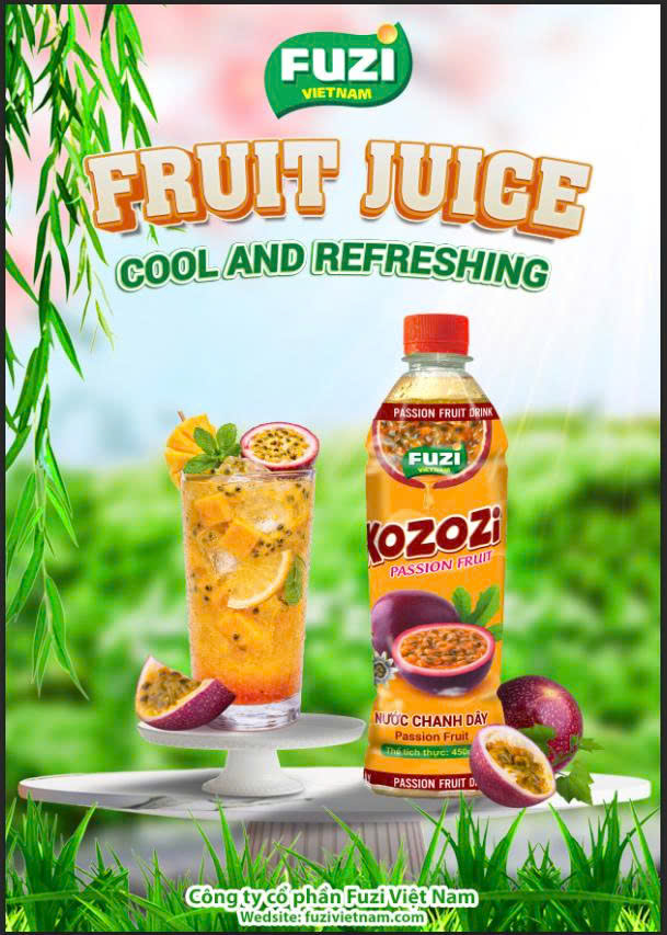 Nước vị chanh dây Kozozi 450ml