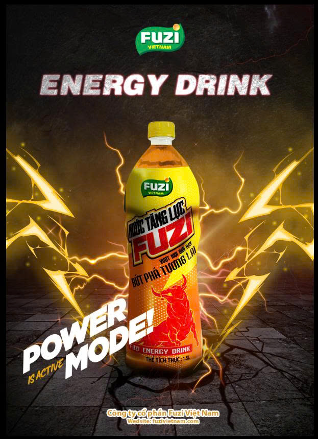 Nước tăng lực fuzi 1.5L