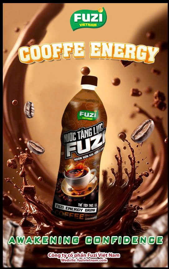 Nước tăng lực cà phê fuzi 1.5L